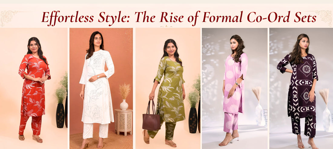 Effortless Style: The Rise of &nbsp;Formal and Casual Co-Ord Sets&nbsp; Formal Co-Ord Sets from Tamil Nadu — Why Every Working Woman Needs One