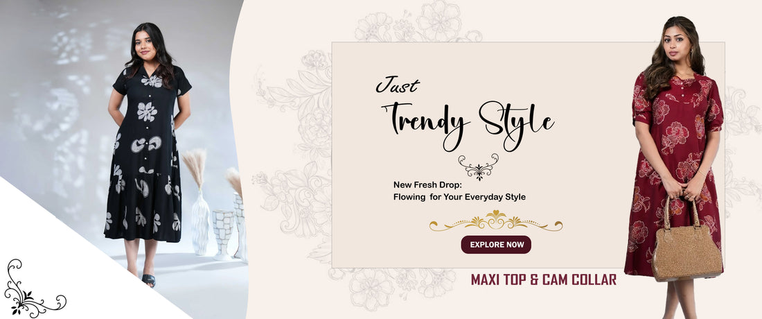 Ditch the Boring: Glow Up Your Daily and Festive Style with Maxi Tops