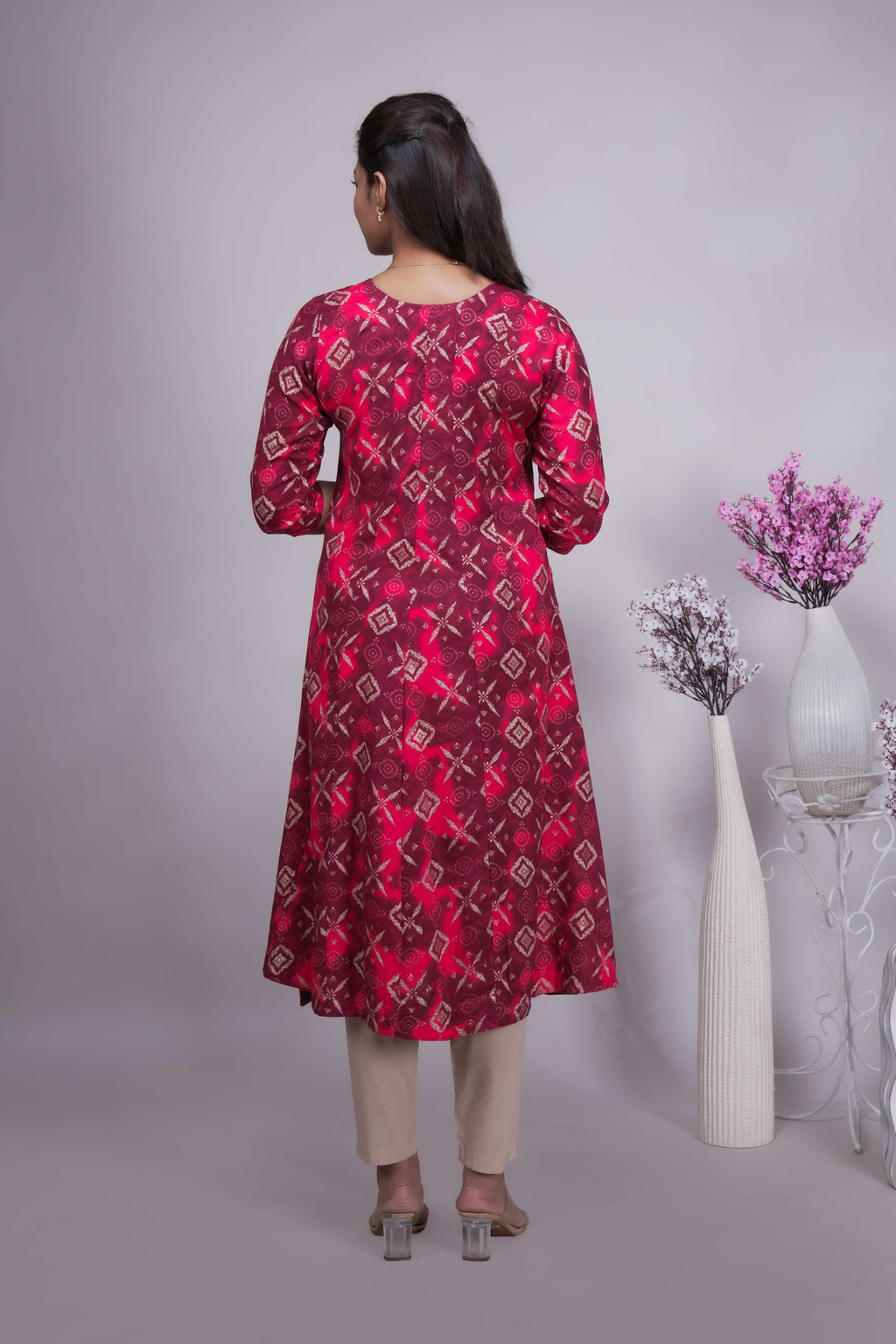 Women's Ethnic Printed A-Line Kurta