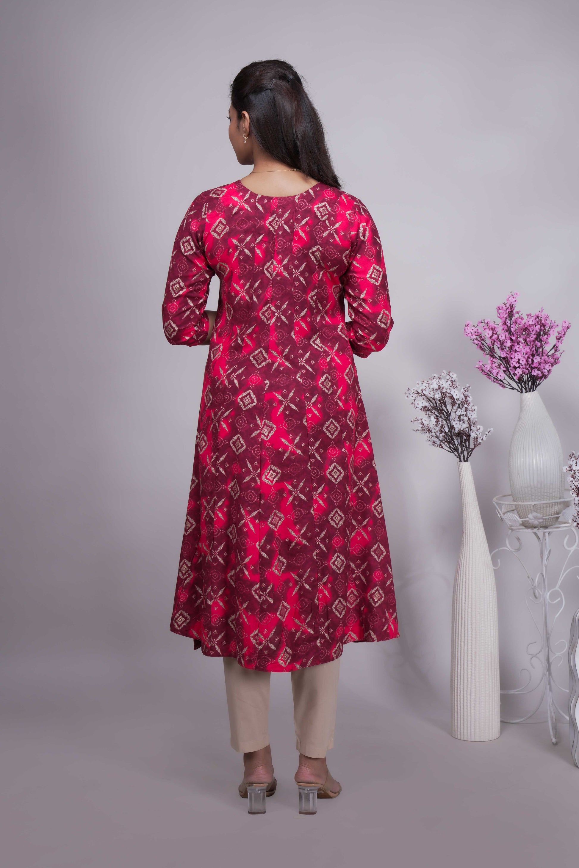 Women's Ethnic Printed A-Line Kurta