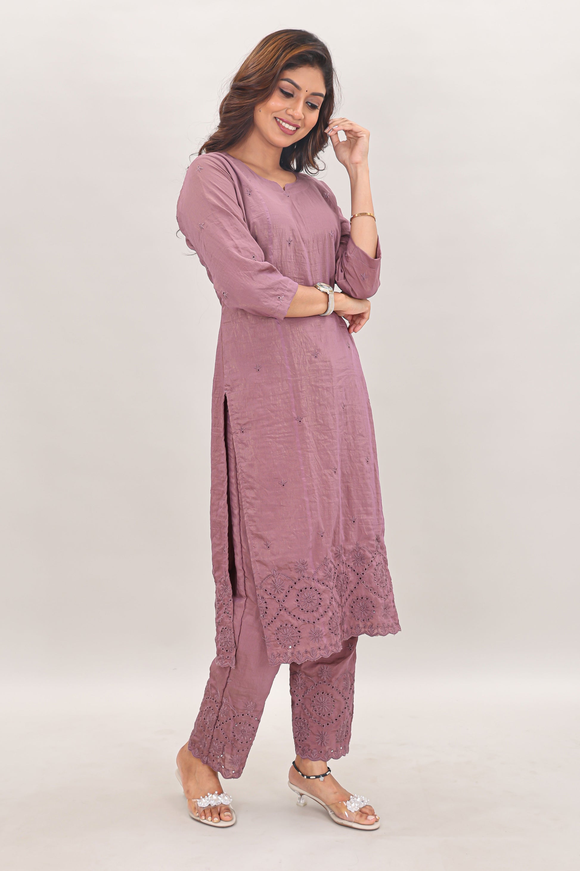 V Neck Co-ord Set From Tamil Nadu