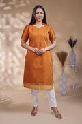 Mustard Yellow Kurta for Women