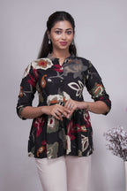 Buy Women Printed Peplum Top Online