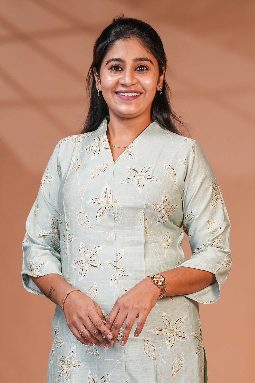 Elegant Straight-Cut Kurta With Matching Pants Co-Ord set