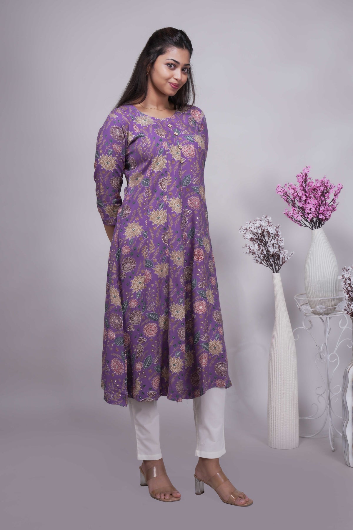 Button Down Midi Dress in Tamil Nadu
